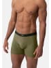 DANISH ENDURANCE Boxershorts Bamboo Trunks in black olive