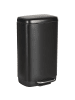 Beliani Abfallbehälter ECOCOLLECT in Schwarz - (W) 35 x (H) 61 x (L) 26 cm