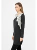 TOOCHE Minikleid "Silver Bloom" in grau