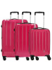 Check.In London 2.0 Trolley-Set 3tlg. (orange) in pink
