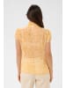 SAINT TROPEZ Langarm - Hemd LiljaSZ Gerade Passform in Golden Apricot Leopard