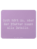 Mr. & Mrs. Panda Mausunterlage Spruch Pfarrer Details mit Spruch in Lavendeltraum