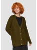 QS Strickjacke  in  78W0_olivgrün
