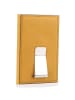 Piquadro Black Square Kreditkartenetui RFID Leder 6 cm in yellow