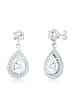 Elli Ohrringe 925 Sterling Silber Tropfen in Silber