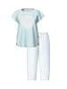 Ulla Popken Pyjama in helles mintgrün