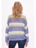 VIRITA Women Sweater in Offwhite Light Green Blue