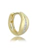 BALIA Ohrringe Gold 333 Gelbgold - 8 Karat Blatt Creolen