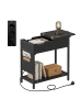 relaxdays Beistelltisch in Schwarz - (B)60 x (H)60x (T)31,5 cm