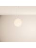 s.LUCE Galerieleuchte Orb Glaskugel 5m Abhängung in Weiß