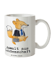 Mr. & Mrs. Panda Tasse Anwalt Leidenschaft mit Spruch in Weiß