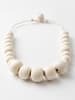 collezione alessandro Kurze Kette " Offwhite " in natur