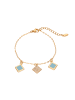 NAEMI Women Bracelet in Rose Gold Turquoise
