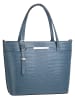 Cluty Handtasche echt Leder in blau