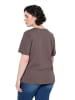 Ulla Popken Shirt in dunkles taupe