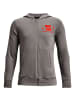 Under Armour HOODIE RIVAL TERRY FULL ZIP in Grau