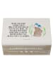 Mr. & Mrs. Panda Erinnerungsbox Hase Blume mit Spruch in Weiß