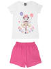 Disney Disney Minnie Mouse Schlafanzug  Kurzarm in weiß/pink