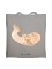 Mr. & Mrs. Panda Shopper Robbe Liegen ohne Spruch in Light Grey