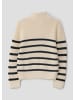 s.Oliver Strickpullover langarm in Beige-schwarz