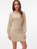 Vero Moda Strickkleid in Silver Mink