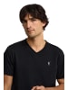Polo Club T-Shirt MAN RIGBY GO V TSHIRT SS IO SHORT SLEEVE REGULAR FIT in Schwarz
