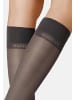 Kunert Feinkniestrümpfe Satin Look 40 weicher Bund in Carbon