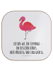 Mr. & Mrs. Panda Untersetzer Flamingo Classic mit Spruch in Weiß