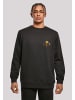 F4NT4STIC Sweatshirt Rainbow Turtle CREWNECK in schwarz