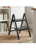 SONGMICS Trittleiter Brody in schwarz - (B)43.4 x (H)61.8 x (T)55 cm