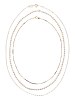faina Women Necklaces Set in gold rose silver