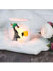 Mr. & Mrs. Panda Teelichthalter Pinguin Bier ohne Spruch in Transparent