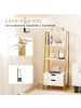 COSTWAY Leiterregal freistehend in Gold