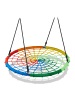 relaxdays Nestschaukel in Bunt - (H)162 x (D)101 cm
