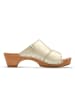 Woody Sandale in gold