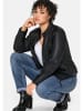 sheego Lederjacke in schwarz