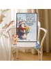 Mr. & Mrs. Panda Poster Pinguin Winter Pommes Design mit Spruch in Weiß