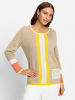 WITT WEIDEN Pullover in beige-champagner-gemustert