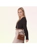 Toscanto Leder Umhängetasche Toscanto Tasche tan, braun ca. 19cm