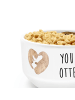 Mr. & Mrs. Panda Smoothie Bowl Otter Herz mit Spruch in Weiß