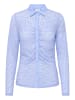 ICHI Hemd langarm IXLACEY Slim fit in Della Robbia Blue