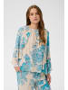 SAINT TROPEZ Kurzarm-Bluse PollyanaSZ Lockere Passform in Allure Shaded Flower