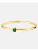 Diamant L'éternel Ring aus 375 Gelbgold mit Smaragd