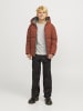 JACK & JONES Junior Steppjacke in Brandy Brown