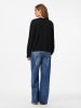 Pieces Strickjacke in Black