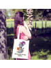 Mr. & Mrs. Panda Tote Bag Kater Kaffee mit Spruch in Creme