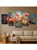 OnlyWow Leinwandbild 5er Set
