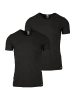 Olaf Benz 2-Pack T-Shirt V-Neck RED1601 in Schwarz