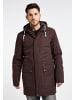 ICEBOUND Herren Winterparka in Dunkelbraun