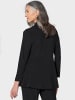 GOLDNER Jersey-Longjacke in schwarz